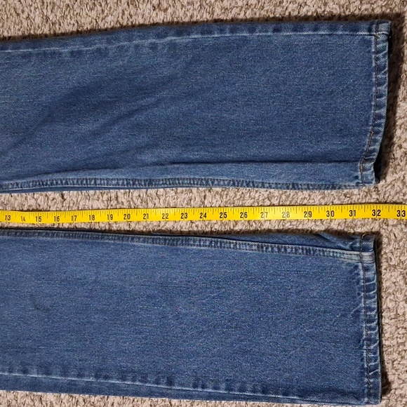 Mens Signature by Levi Strauss Relaxed Fit Blue Jeans - Picture 5 of 9